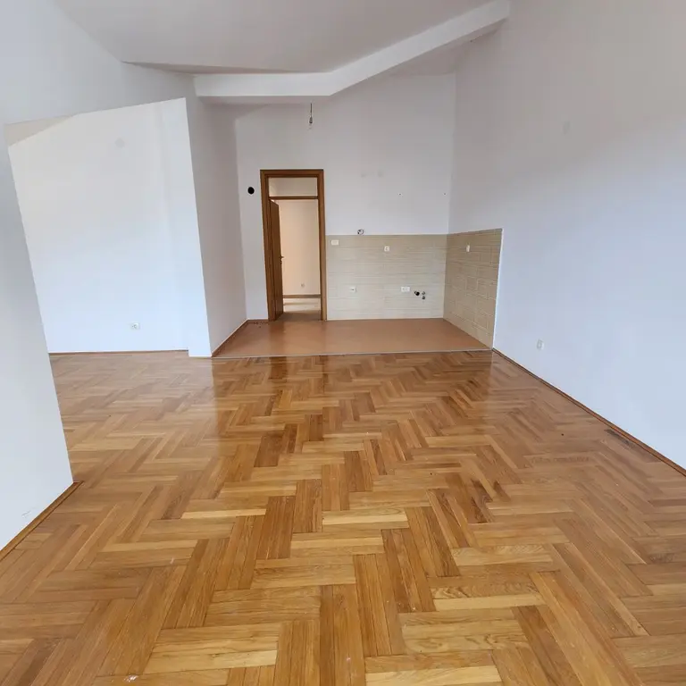 Dio dnevnog boravka sa kuhinjom i trpezarijom