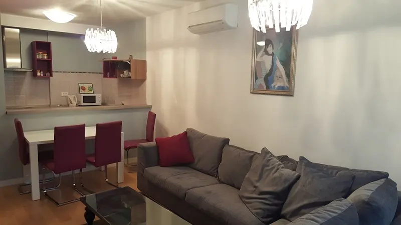 Dnevni boravak sa kuhinjom i trpezarijom